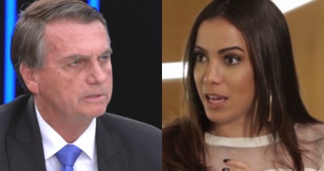 Anitta comete erro bizarro, é desmoralizada por Bolsonaro e apaga publicação