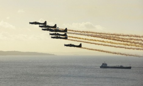 Em comemoração ao 7 de setembro, militares dão "show" no céu do Nordeste (veja o vídeo)