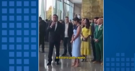 “A história pode se repetir”, alerta Bolsonaro (veja o vídeo)