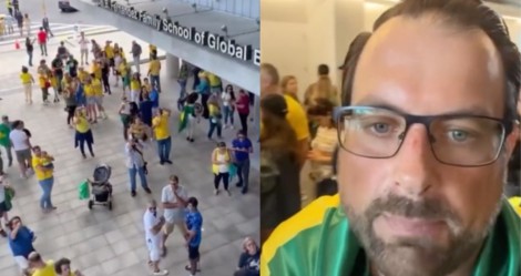 Cena impressiona ao mostrar ‘avalanche verde e amarela' de eleitores em Miami (veja o vídeo)