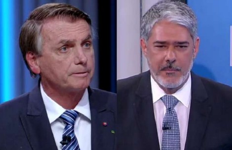 Bolsonaro não desperdiça a oportunidade e faz chacota com Bonner