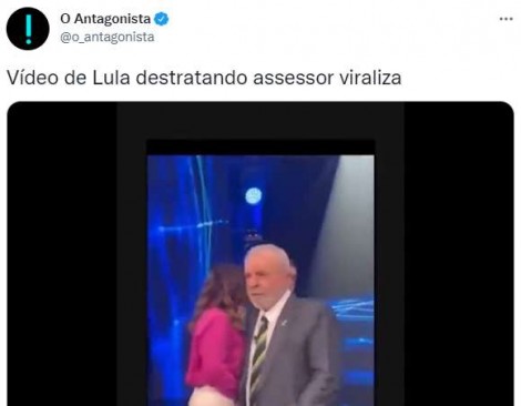 Câmera flagra descontrole e irritação de Lula, maltratando um simples assessor (veja o vídeo)