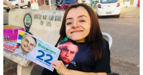 Jovem com deficiência é atacada por esquerdopatas nas redes sociais por declarar voto em Bolsonaro (veja o vídeo)