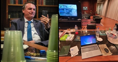 Bolsonaro publica fotos enigmáticas com ‘domingo cheio de trabalho' e decisões tomadas