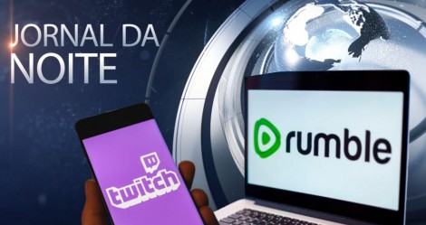 Rumo a um milhão de seguidores no YouTube, 'Jornal da Noite' inicia, hoje, transmissões ao vivo no Rumble e na Twitch