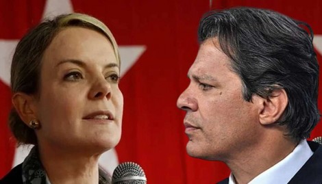 Gleisi bate novamente em Haddad, que reage e põe o desgoverno em ‘parafuso’