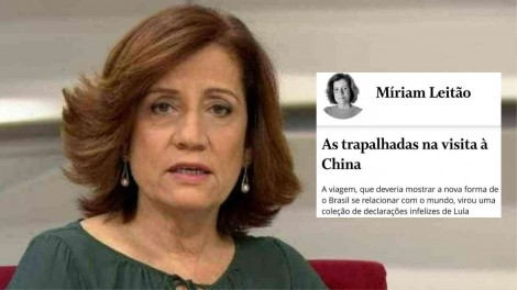 Enfim, lentamente até Miriam Leitão começa a perceber o risco e a insanidade do desgoverno do ex-presidiário