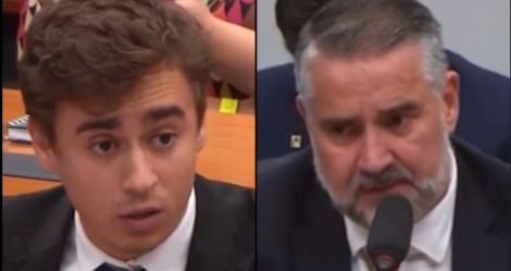 Em esculacho ao vivo, Nikolas detona Montanha e prova que ministro de Lula é contumaz proliferador de 'fake news' (veja o vídeo)