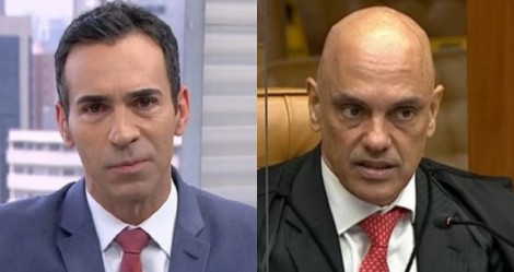 Globo tenta vitimizar a figura do ministro Alexandre de Moraes (veja o vídeo)