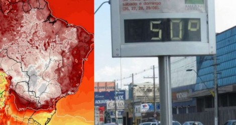 Fortes ondas de calor e temperaturas absurdamente altas deixam o Brasil em alerta total (veja o vídeo)