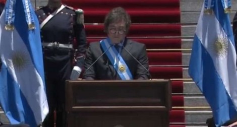 O forte e emocionante primeiro pronunciamento de Milei como presidente da Argentina (veja o vídeo)