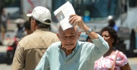Sensação térmica no Rio pode chegar a nível perigoso e coloca em risco hipertensos, diabéticos e cardíacos