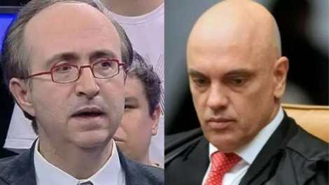 Reinaldo Azevedo opina sobre Moraes e paga o preço pela falta de profissionalismo (veja o vídeo)