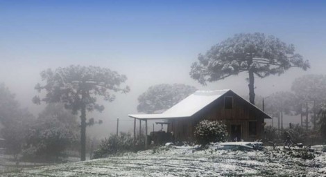 Frio intenso deve trazer temperaturas negativas ao Sul nos próximos dias