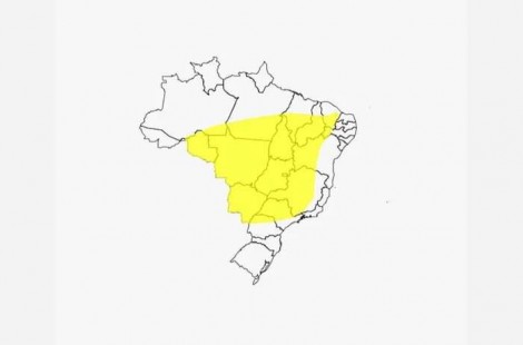 Inmet emite alerta de perigo para todas as regiões do Brasil