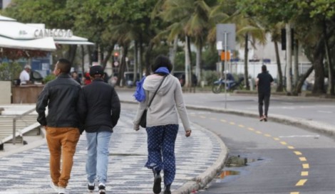 Rio registra a menor temperatura do ano