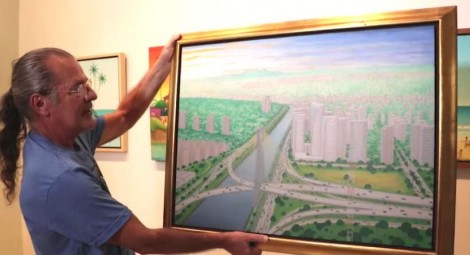 Conhecido artista plástico que fez quadro sobre enchente, morre arrastado pela enxurrada