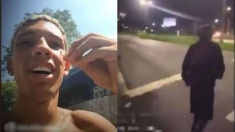 Criminosos transmitem assalto ao vivo na web: “Faz o L de ladrão” (veja o vídeo)