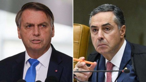 Barroso protagoniza cena patética para atingir Bolsonaro