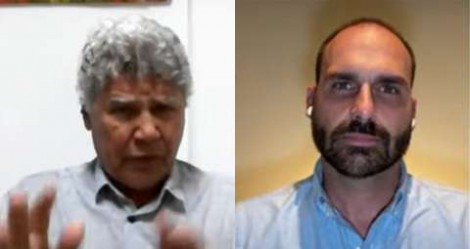 Ao vivo, Eduardo aplica lição em psolista e confirma sanções de Trump a Moraes (veja o vídeo)