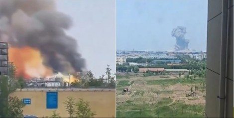 Explosão em usina química tem impacto assustador