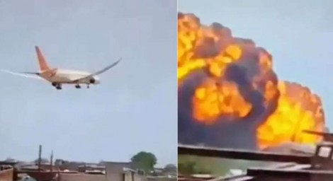 URGENTE: Polícia encontra sobrevivente em avião que caiu com mais 200 pessoas