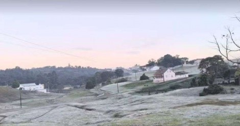 Frio extremo no Sul atinge -6,5°C