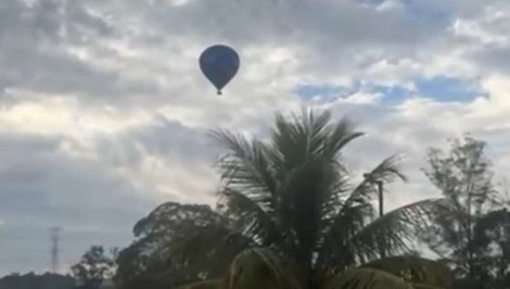 URGENTE: Mais um incidente envolvendo balão (veja o vídeo)