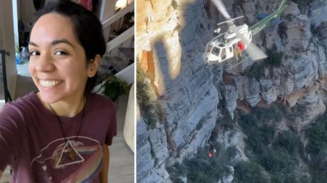Outra turista sofre queda em trilha, fica três dias sozinha, mas o desfecho é completamente diferente