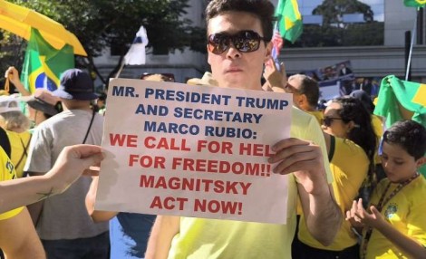 Imagens na Paulista de repúdio a Moraes serão enviadas à Casa Branca