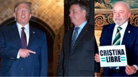 A soberana hipocrisia de Lula: Critica Trump por levante em favor de Bolsonaro, mas pede liberdade para Cristina