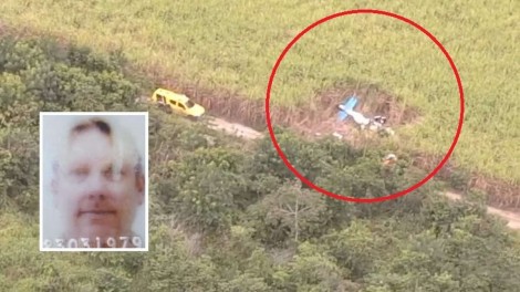 Avião com “carga proibida” cai em Alagoas e piloto estrangeiro morre