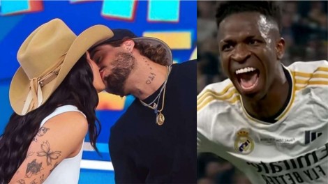 O beijo que fez Vini Jr. voltar para o jogo