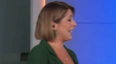 Daniela Lima debocha do traumatismo craniano de Bolsonaro de forma covarde (veja o vídeo)