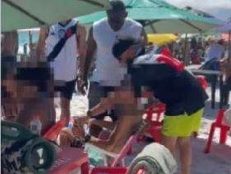 Polícia do RJ age com inteligência e prende traficante, líder do CV, com o “pé na areia” ladeado de garotas (veja o vídeo)