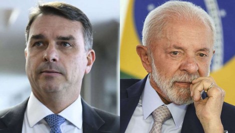 Sem “gabinete do amor”, Flávio dá surra digital em Lula nos últimos 30 dias