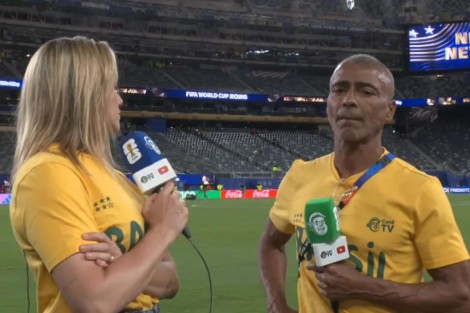 Romário se manifesta sobre “ruído” com Fernanda Gentil