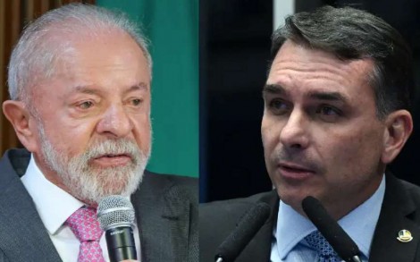URGENTE: Flávio novamente ultrapassa Lula numericamente, aponta pesquisa