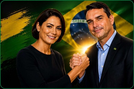 Direita Unida: Flávio e Michelle selam a paz (veja o vídeo)