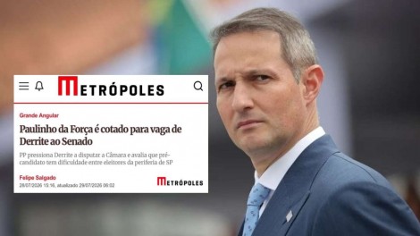Derrite desmente absurda “fake news” da mídia militante (veja o vídeo)