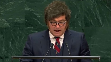 Milei começa discurso na ONU com o "pé na porta" (veja o vídeo)
