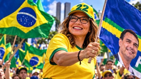 AO VIVO: Janja, a cabo eleitoral de Flávio (veja o vídeo)