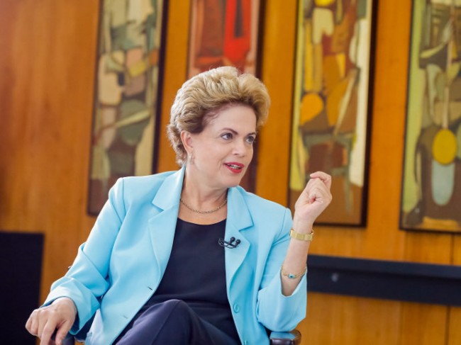 Dilma no SBT, novo visual