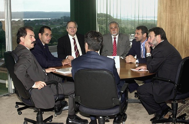 O então ministro em reunião no Planalto