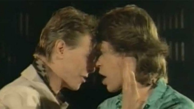 Mick Jagger e David Bowie