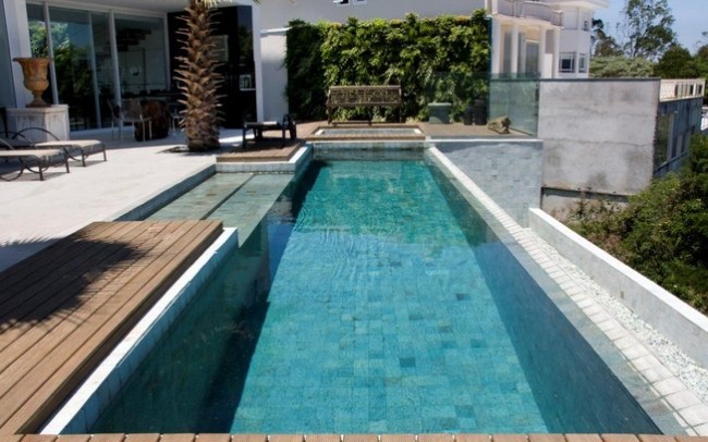 Uma das piscinas