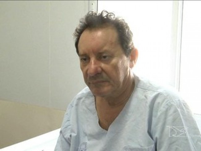 Zito, no hospital em São Luis