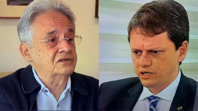 FHC e ministro Tarcísio Gomes de Freitas