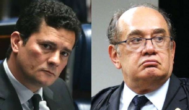 Sérgio Moro e Gilmar Mendes.