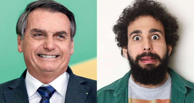 Fotomontagem: Jair Bolsonaro e Murilo Couto